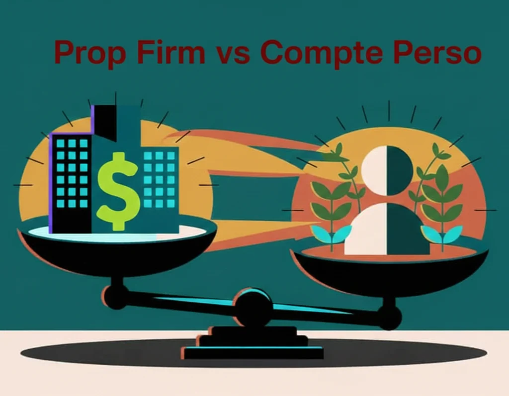 quoi choisir entre prop firm et courtier fond propre