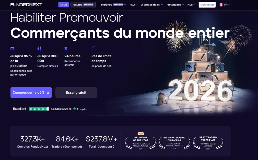 plateforme fundednext essai complet